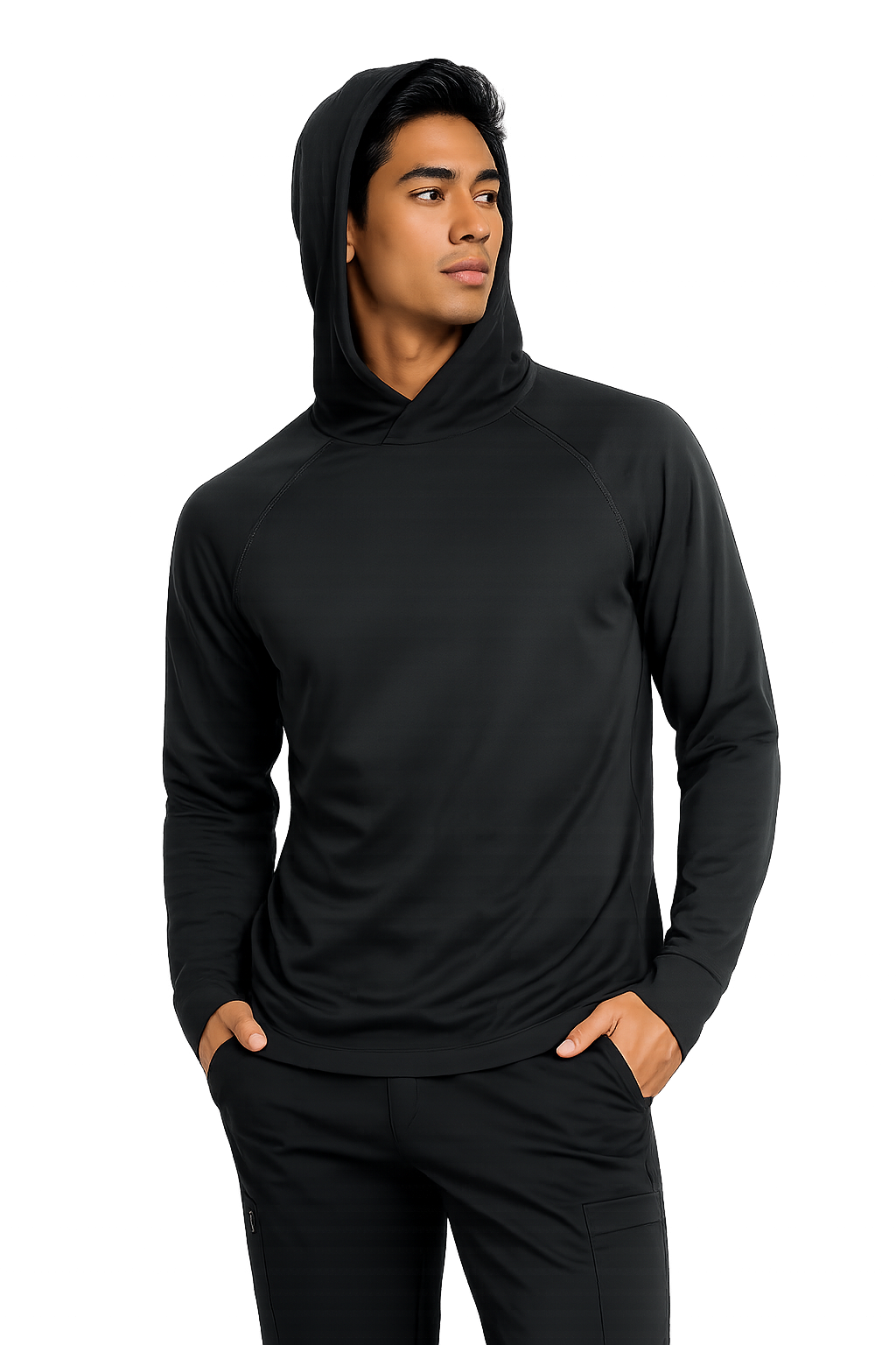 Long Sleeve Hooded Top
