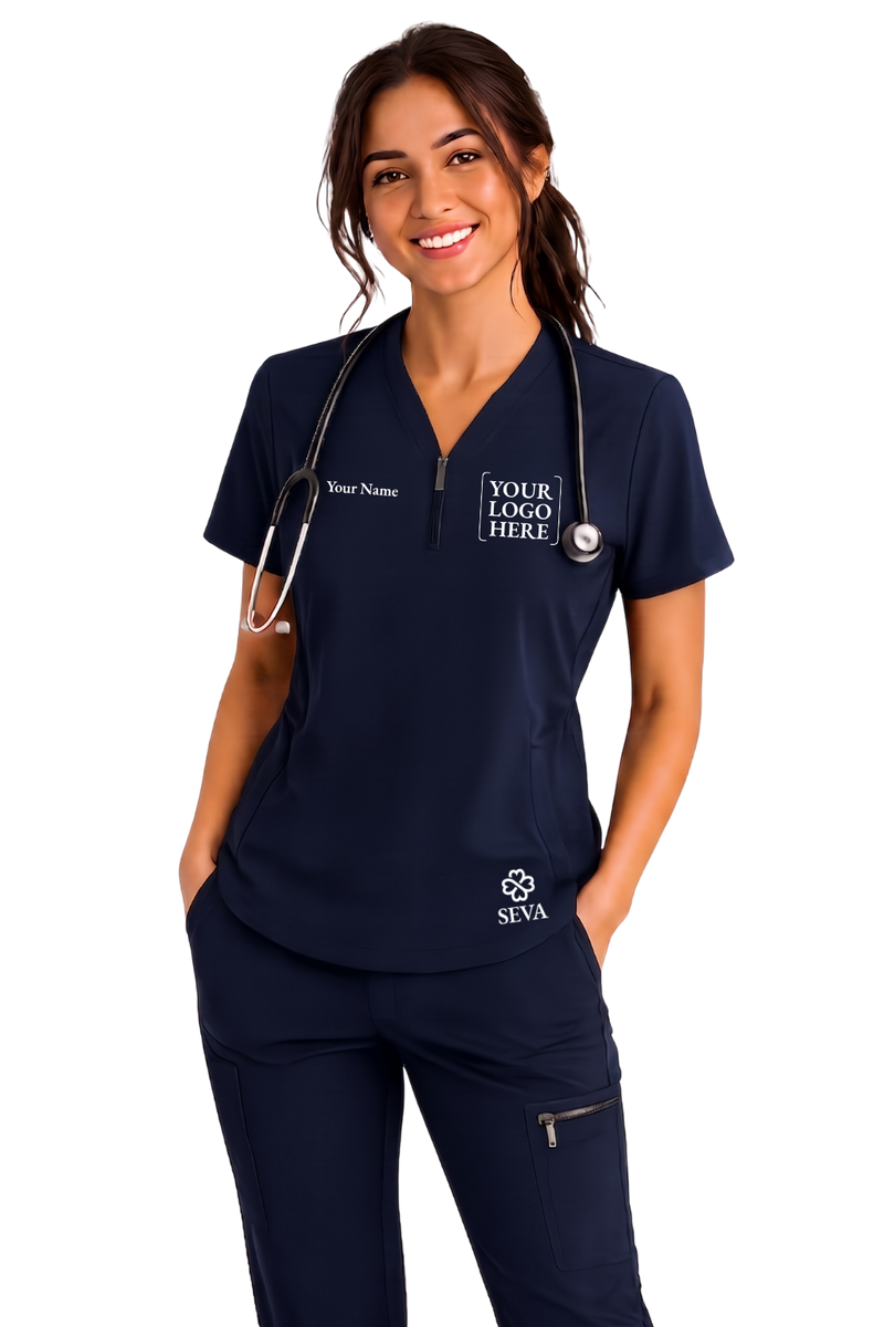 Women’s V-neck Scrub Top